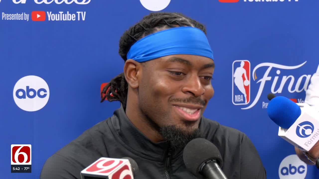 Thunder players stay grounded on Father's Day