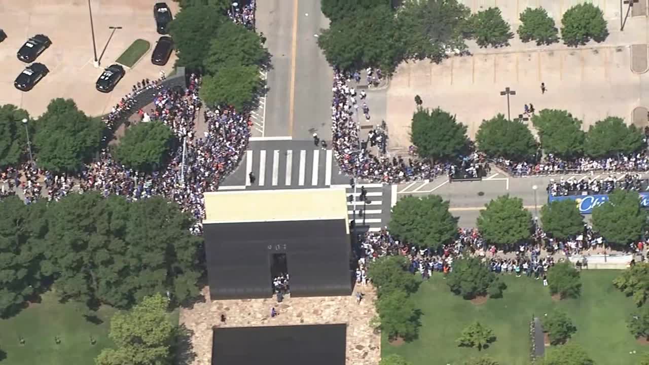 Highlights from OKC Thunder's Champions Parade