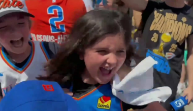 Metro boy seizes memorable memento from Thunder star Chet Holmgren