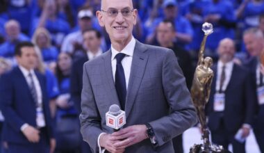 NBA working on plan for US-vs.-world format at All-Star Game next season, AP source says | National Sports