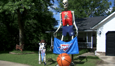 Claremore's most fashionable skeleton cheers on OKC Thunder | News