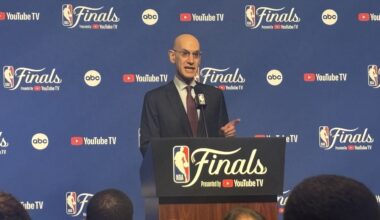 What does the NBA think about its television ratings?