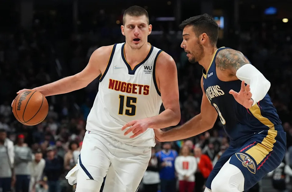 Nikola Jokic of the Denver Nuggets.Ron Chenoy-USA TODAY Sports