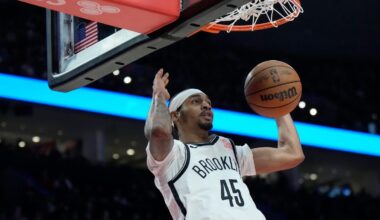 Nets return Keon Johnson, Jalen Wilson, Tyrese Martin, and Drew Timme