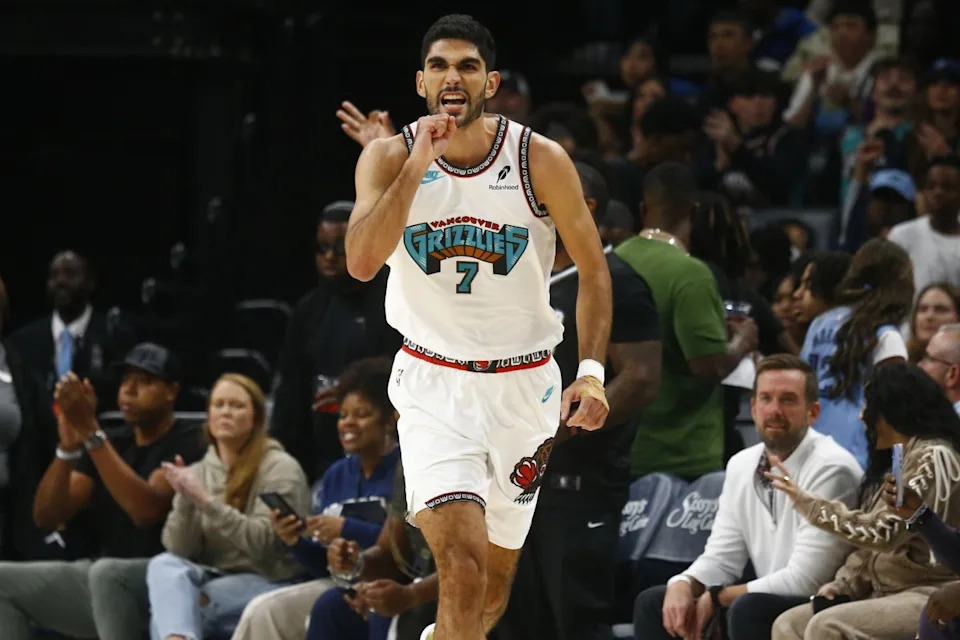 Memphis Grizzlies forward Santi Aldama (7).© Petre Thomas-Imagn Images