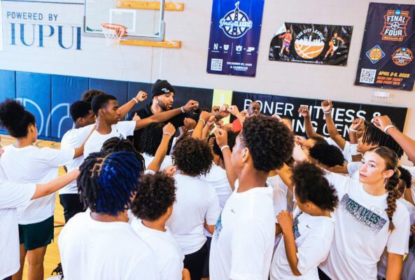 NBA Trey Lyles free basketball camp in Indianapolis, Indiana in June of 2025.
