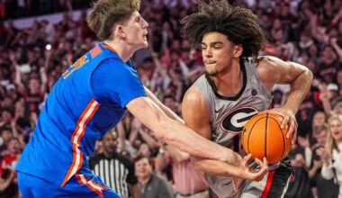 Georgia basketball star Asa Newell works out for Atlanta Hawks