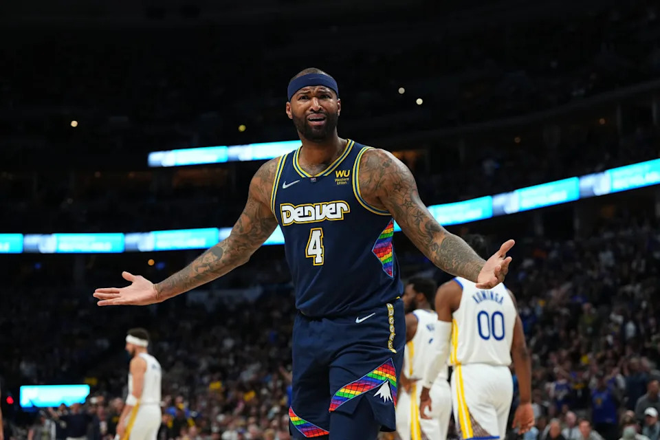 Denver Nuggets center DeMarcus Cousins (4).Ron Chenoy-Imagn Image