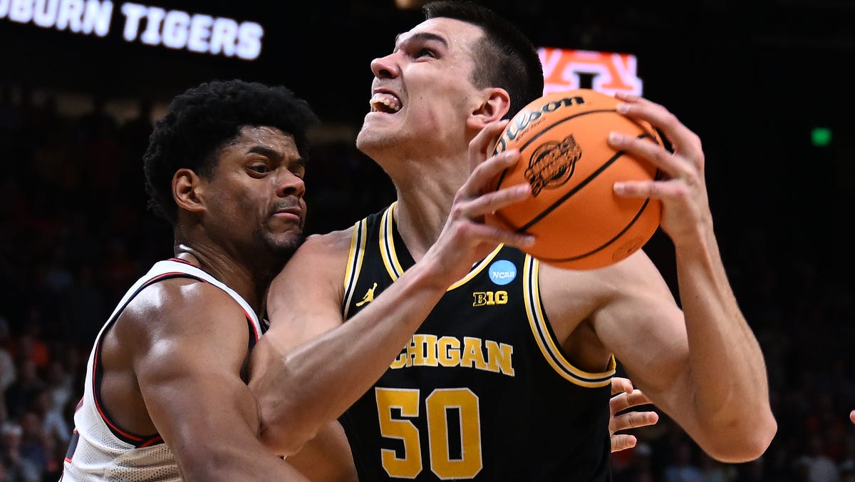 Michigan center Vlad Goldin lands two-way deal with Miami Heat after going undrafted