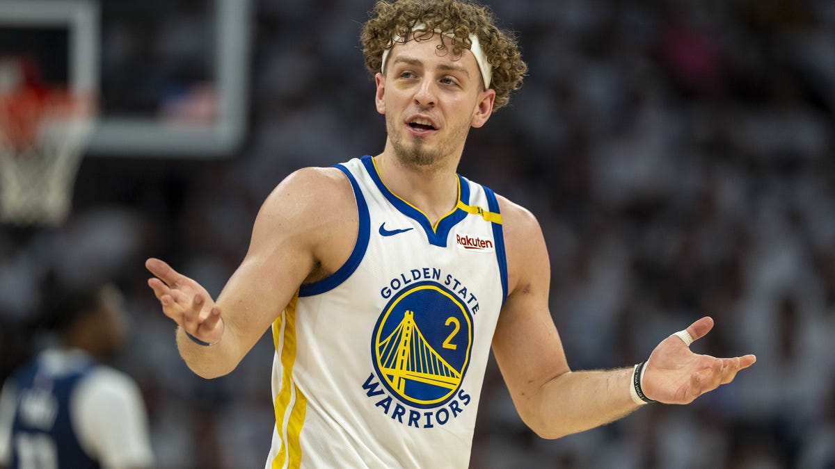 Warriors' Brandin Podziemski talks Bucks' Giannis Antetokounmpo