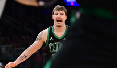 Baylor Scheierman his first season in the NBA with the Celtics