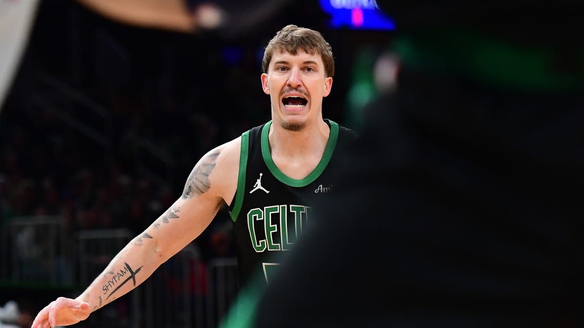 Baylor Scheierman his first season in the NBA with the Celtics