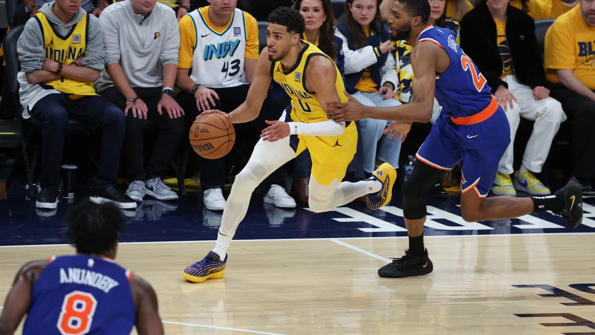 Former Net Mikal Bridges, Knicks lose to Pacers in 2025 NBA playoffs