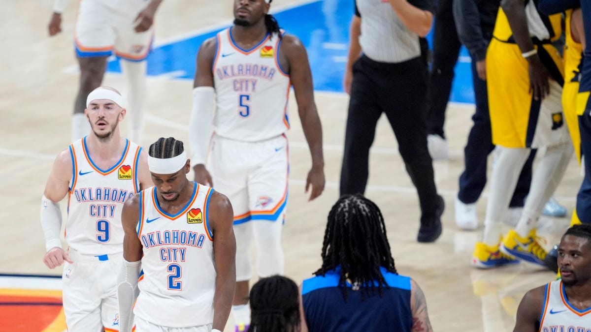 Thunder control every second but last vs Pacers in Game 1 collapse