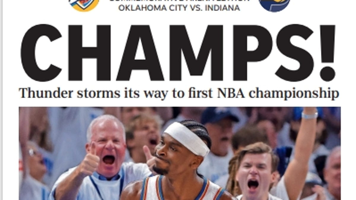 Celebrate OKC Thunder's NBA title with our gear, books, keepsakes
