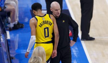 Rick Carlisle talks Tyrese Haliburton injury after Pacers fall in Finals