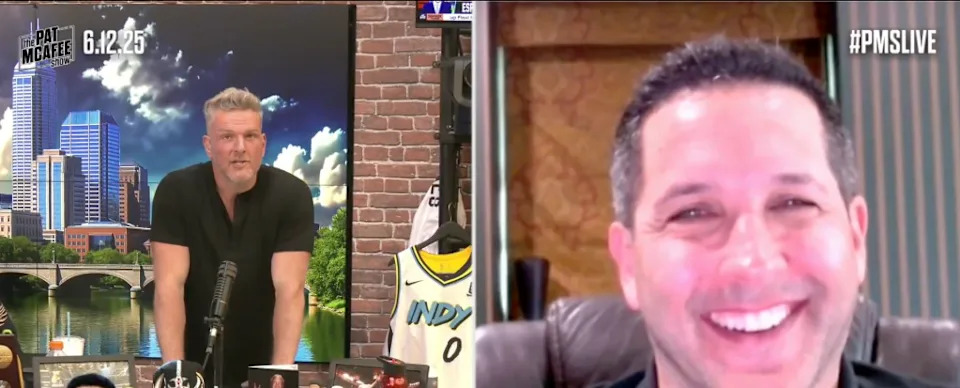 Pat McAfee and Adam Schefter had a laugh after rumors swirled that the latter was banned from The Pat McAfee Show. The Pat McAfee Show