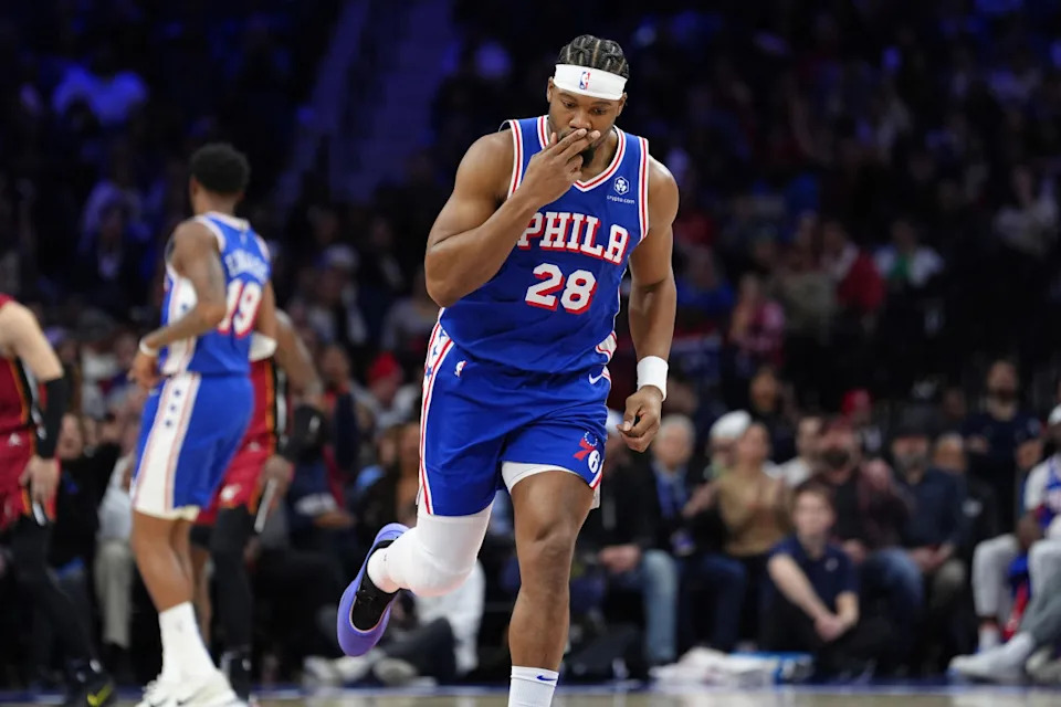 Philadelphia 76ers forward Guerschon Yabusele (28).© Kyle Ross-Imagn Images