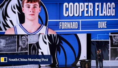 Cooper Flagg joins Mavericks, second-youngest top pick in NBA draft after LeBron James