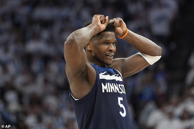 But the Timberwolves starters - including Anthony Edwards - struggled to score