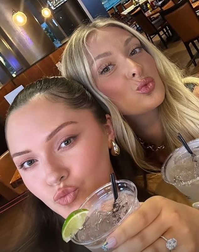 Jade Jones and friend Destiny Crump were in Oklahoma for the Game 1 NBA Finals victory