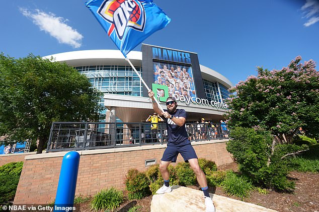 The sun was shining in the hours before the game, but severe weather is said to be en route