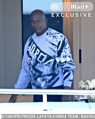 Jordan appeared to be enjoying his Italian family getaway