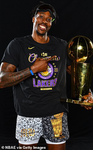 Howard won the NBA title with the Lakers in 2020