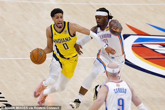 The 25-year-old was scoreless at halftime for the first time in 36 career playoff games