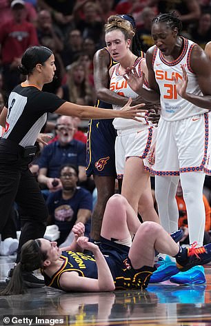 Mabrey avoided an ejection despite slamming Clark to the floor