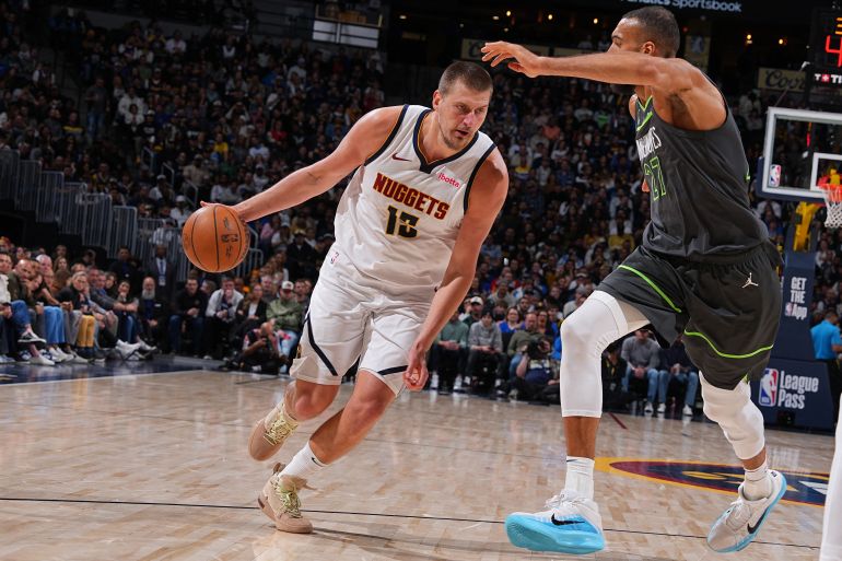 Nikola Jokic in action