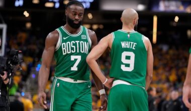 Celtics never came close to trading Jaylen Brown, Derrick White, team exec says