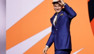 Former UConn star Liam McNeeley introduced with Hornets