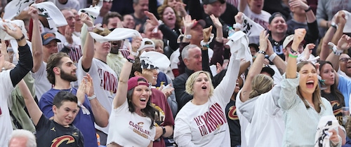 Cleveland Cavaliers vs. Miami Heat in game 1 of the NBA Playoffs,  April 20, 2025