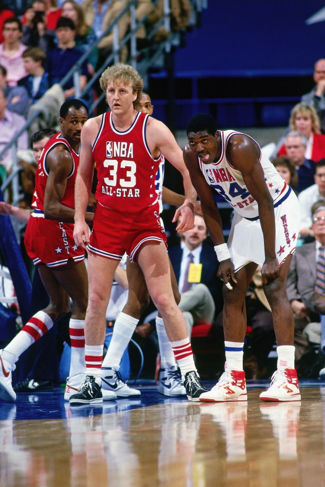 He talked trash to Olajuwon at the 1986 All-Star Game and put it on him in that year's Finals