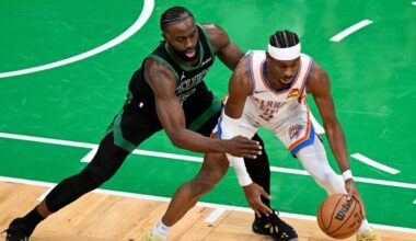 Jaylen Brown, Celtics lament lack of physicality in loss to Thunder – NBC Sports Boston