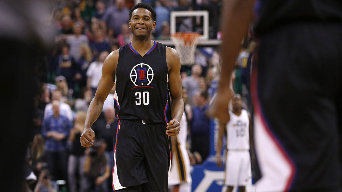 Boston Celtics power forward Chris Wilcox (44) works for the rebound against Washington Wizards center Nene (42) during the second half at the TD Garden. The Celtics defeated the Washington Wizards 107-96.