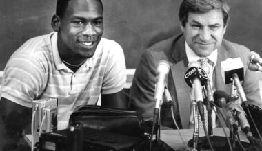 With the 3rd pick in the 1984 NBA Draft, the Bulls select Michael Jordan