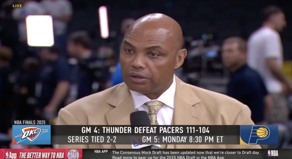 Charles Barkley believes Game 4 decided NBA Finals