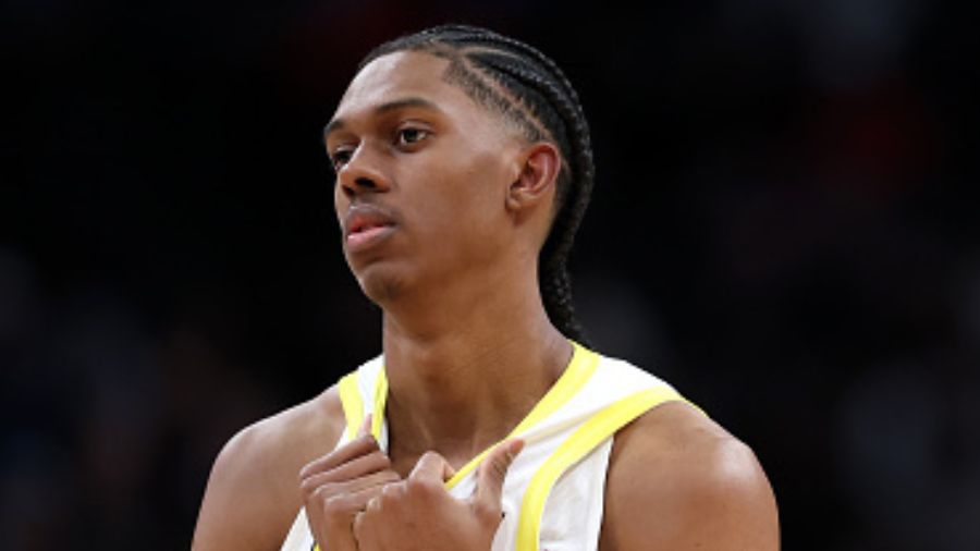 Cody Williams #5 Utah Jazz...