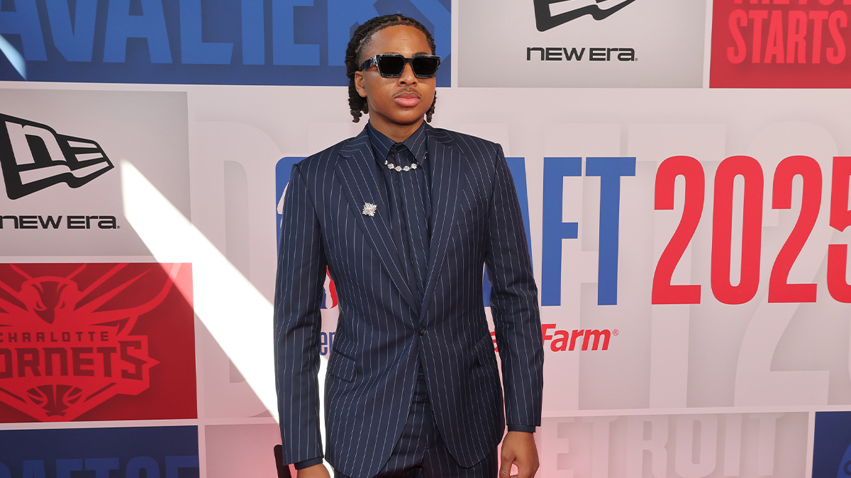 Collin Murray-Boyles arrives before the first round of the 2025 NBA Draft at Barclays Center. Mandatory Credit: Brad Penner-Imagn Images