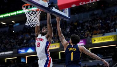 Former Detroit Pistons athletic big man is 4 wins away from winning second NBA title