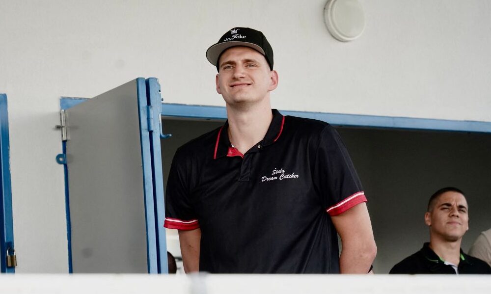 Nikola Jokic is in midsummer form at the horse track in Serbia