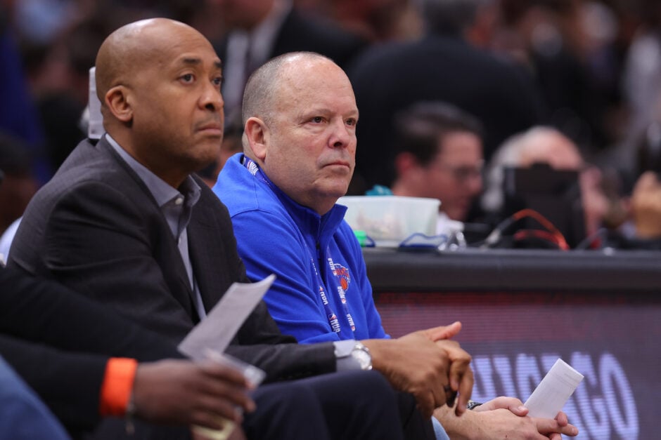 Leon Rose is the president of basketball operations for the New York Knicks