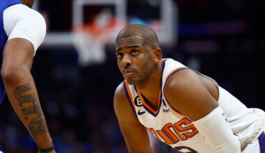 Chris Paul #3 of the Phoenix Suns...