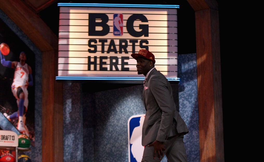 Anthony Bennett was picked as the 1st pick in the 2013 NBA Draft