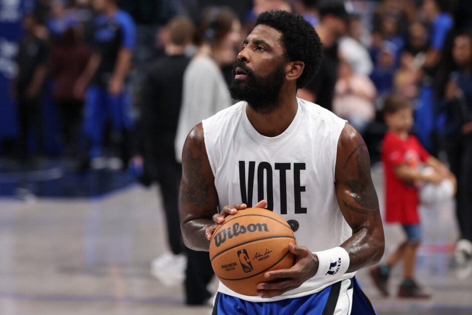 Dallas Mavericks guard Kyrie Irving