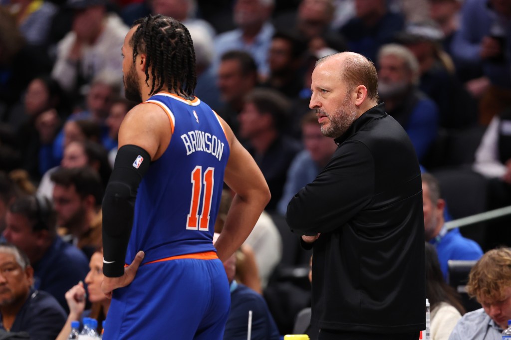 Jalen Brunson posted this photo on Instagram, acknowledging Tom Thibodeau's firing. 