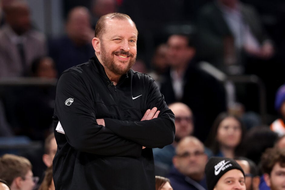 Tom Thibodeau smiles