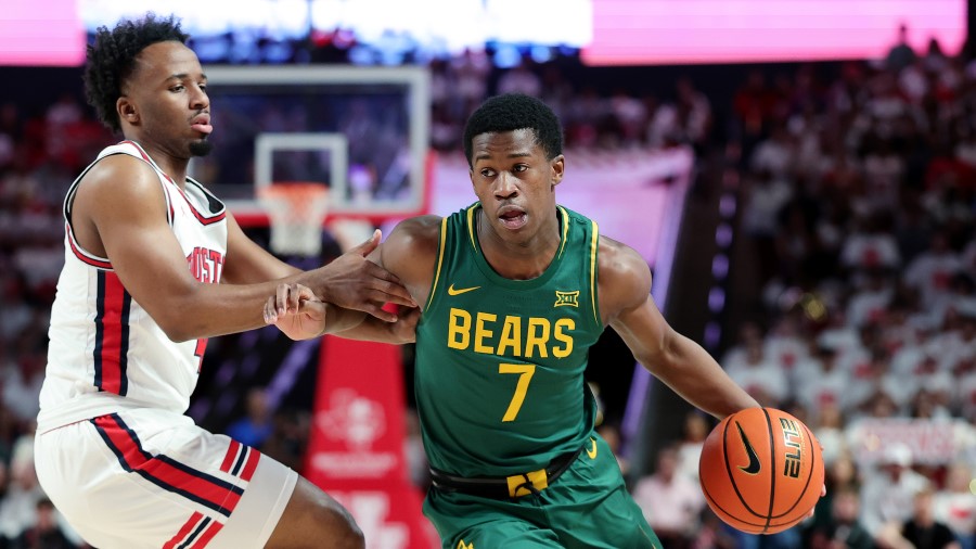 VJ Edgecombe #7 of the Baylor Bears